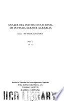 Anales del Instituto Nacional de Investigaciones Agrarias