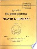 Anales del Museo Nacional David J. Guzmán.