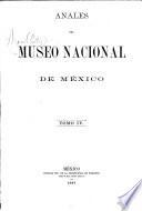 Anales del Museo Nacional de México