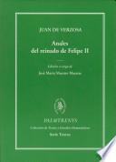 Anales del reinado de Felipe II