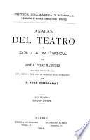Anales del teatro y de la musica