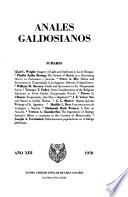 Anales Galdosianos