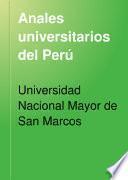 Anales universitarios del Perú