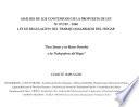 Análisis de los contenidos de la propuesta de ley no. 072/99-2000, ley de regulación del trabajo asalariado del hogar