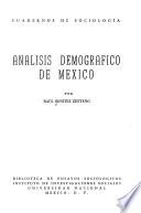 Análisis demográfico de México