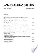 Anglo-American Studies