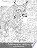 Animales En Peligro Libro Para Colorear Para Adultos 1