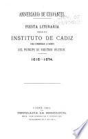 Aniversario de Cervantes