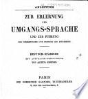 Anleitung zur erlernung der umgangssprache und zur fuhrung der correspondenz fur reisende und studirende