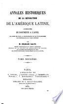 Annales historiques de la révolution de l'Amérique latine