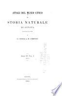 Annali del Museo civico di storia naturale di Genova