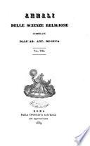 Annali delle scienze religiose