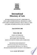Annuaire international des beaux-arts