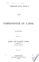 Annual Report of the Commissioner of Labor