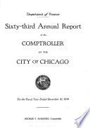 Annual Report of the Comptroller of the City of Chicago, Illinois