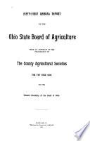 Annual Report of the Ohio State Board of Agriculture