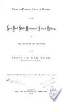 Annual Report of the Regents of the University on the Condition of the State Cabinet of Natural History, with Catalogues of the Same