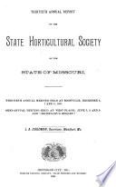 Annual Report of the State of Horticultural Society
