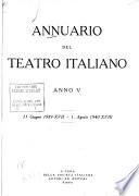 Annuario del teatro italiano