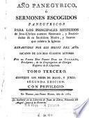 Año panegyrico, ó Sermones escogidos panegyricos, 3