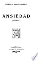 Ansiedad (cuentos) ...