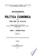 Antecedentes de política económica en el Río de la Plata