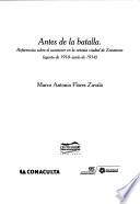Antes de la batalla