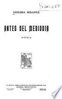 Antes del mediodia