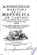 Antigüedad maritima de la republica de Cartago