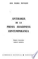 Antología de la poesía aragonesa contemporánea