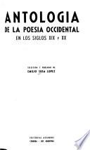 Antología de la poesía occidental en los siglos XIX y XX
