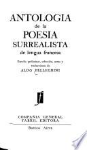 Antología de la poesía surrealista de lengua francesa
