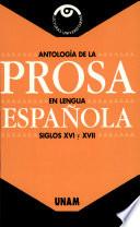 Antología de la prosa en lengua española