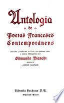 Antología de poetas franceses contemporáneos