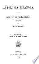 Antológia española