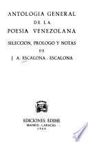 Antología general de la poesía venezolana