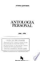 Antologia personal, 1940-1976