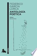 Antología poética de Federico García Lorca