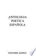 Antología poética española