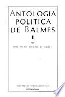 Antología polit́ica de Balmes