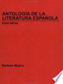 Antolog?a De La Literatura Espa?ola, Edad Media