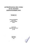 Antropología del clima en el mundo hispanoamericano