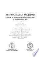 Antroponimia y sociedad
