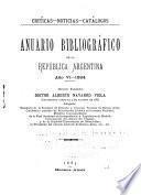 Anuario bibliográfico de la República Arjentina