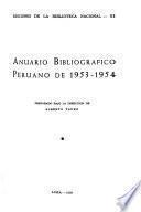 Anuario bibliográfico peruano