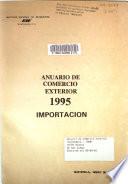 Anuario de comercio exterior