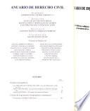 Anuario de derecho civil