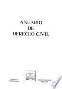 Anuario de derecho civil