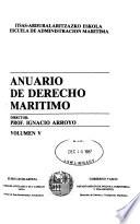 Anuario de derecho maritimo