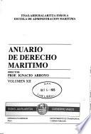 Anuario de derecho maritimo